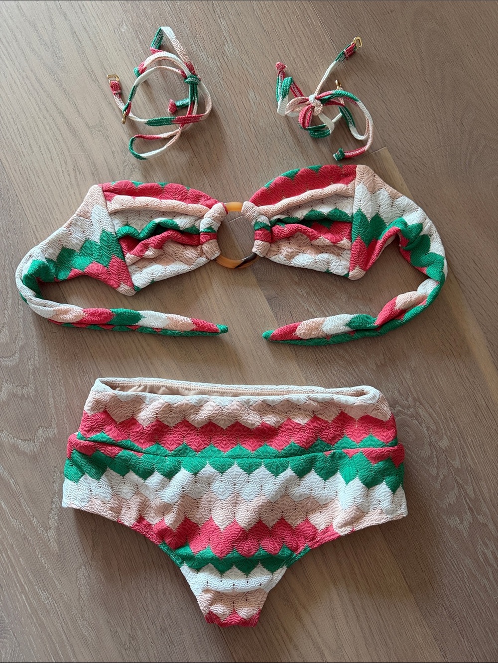 Montce Swim' Gelato Knit Cheeky Bikini Set small